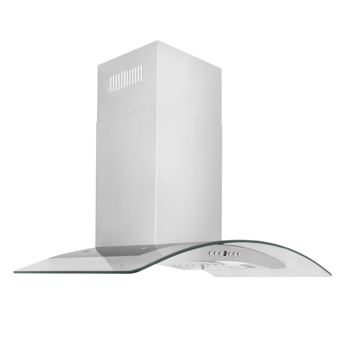 ZLINE 48 in. Convertible Vent Wall Mount Range Hood in Stainless Steel & Glass, KN4-48