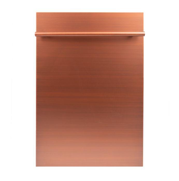 ZLINE 18 in. Top Control Dishwasher in Copper with Stainless Steel Tub