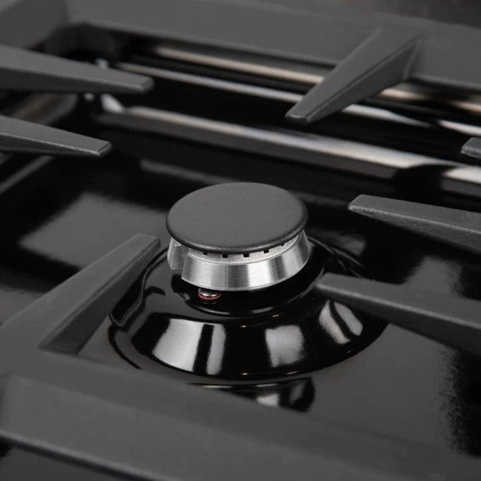ZLINE 36 in. Dropin Cooktop with 6 Gas Burners and Black Porcelain Top