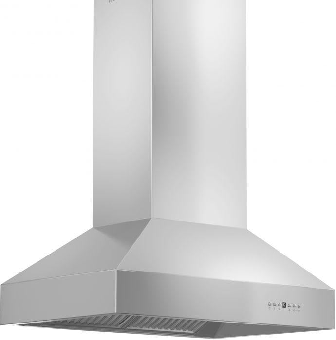 ZLINE 36 in. Ducted Island Mount Range Hood in Outdoor Approved Stainless Steel, 697i-304-36