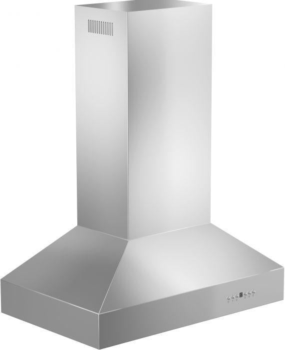 ZLINE 36 in. Ducted Island Mount Range Hood in Outdoor Approved Stainless Steel, 697i-304-36