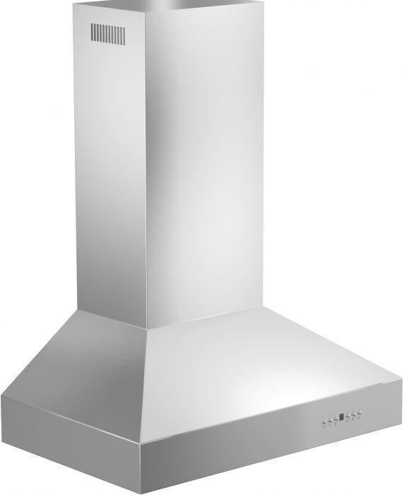 ZLINE 54 in. Professional Ducted Wall Mount Range Hood in Stainless Steel, 697-54