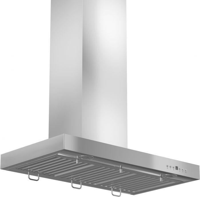 ZLINE 48 in. Convertible Vent Wall Mount Range Hood in Stainless Steel with Crown Molding, KECRN-48